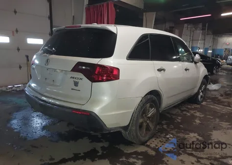 2011 Acura Mdx z USA, uszkodzony, nr VIN 2HNYD2H28BH525213